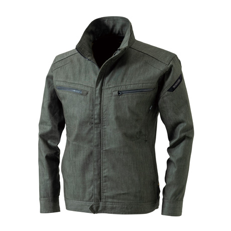 TS LAYERED TWILL ロングスリーブジャケット【5316-TSD】 55.カーキグリーン