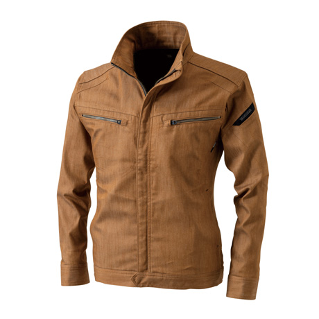 TS LAYERED TWILL ロングスリーブジャケット【5316-TSD】 65.キャメル