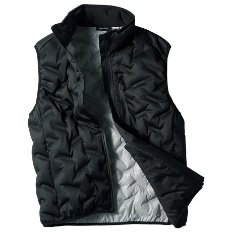 シームレスストレッチ防寒ベスト ブラック 【54376-KRO】 