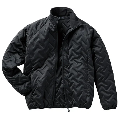 防風中綿ストレッチジャケット ブラック 【54387-KRO】 
