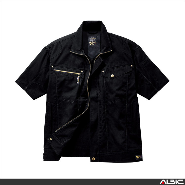 シンプル半袖ジャンパー【55510-JIC】 商品写真