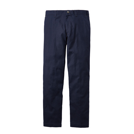 カジュアルワークノータックパンツ【56201-JIC】 C011.ネービー