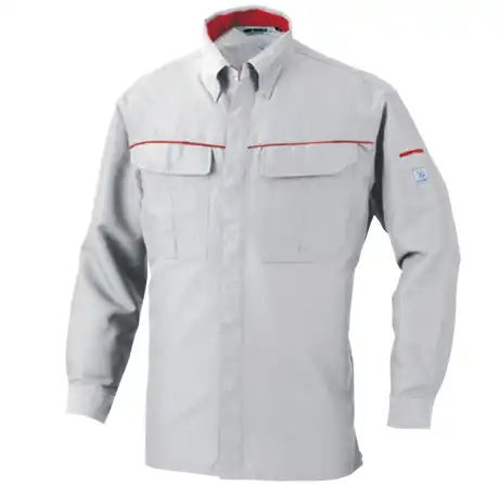 作業服 長袖シャツ シルバーグレー 【5625-BBO】 