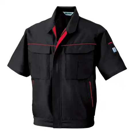 作業服 長袖ブルゾン ラック×レッド 【5628-BBO】 