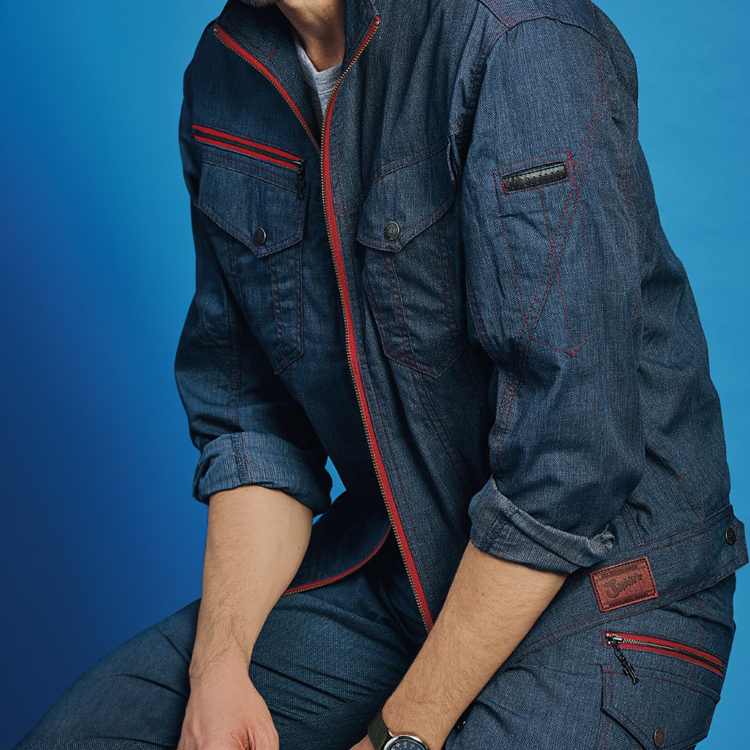 ステッチ長袖ジャンパー【56400-JIC】 商品写真