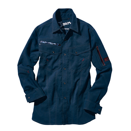 ボディフィールオックスシャツ【56804-JIC】 C011.ネービー