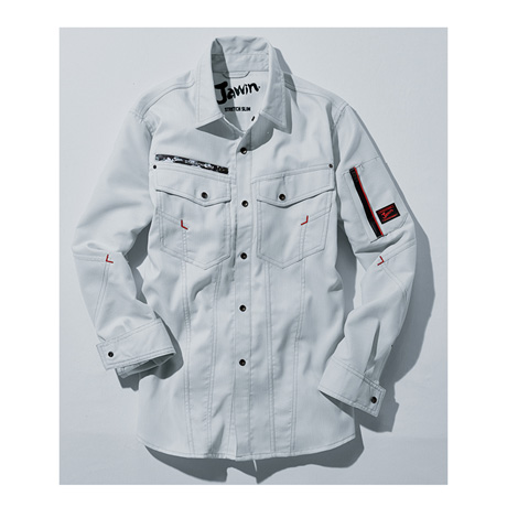 ボディフィールオックスシャツ【56804-JIC】 C036.シルバー