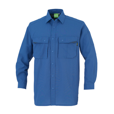 涼素材長袖シャツ【59904-OKH】 C1.ブルー