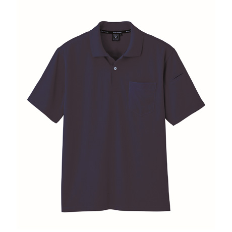 ペン差し付き制電半袖ポロシャツ【6010-XEB】 10.コン