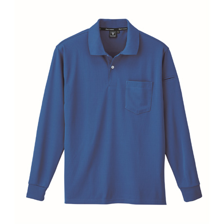 ペン差し付き長袖シャツ【6015-XEB】 46.ロイヤルブルー