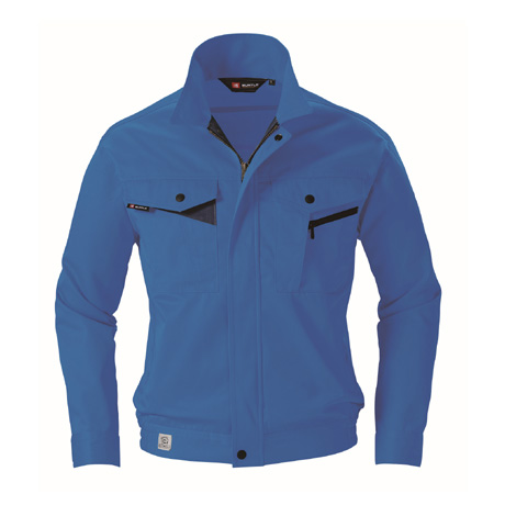 エコジア長袖ブルゾン【6021-BAT】 41.レイブルー