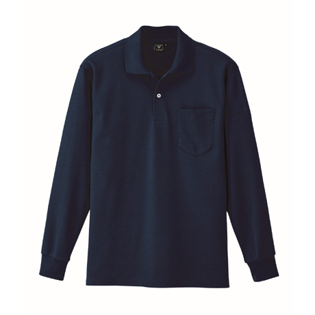 ペン差し付きカノコ長袖シャツ【6025-XEB】 10.コン