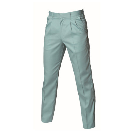 エコジアツータックパンツ【6027-BAT】 1.アースグリーン