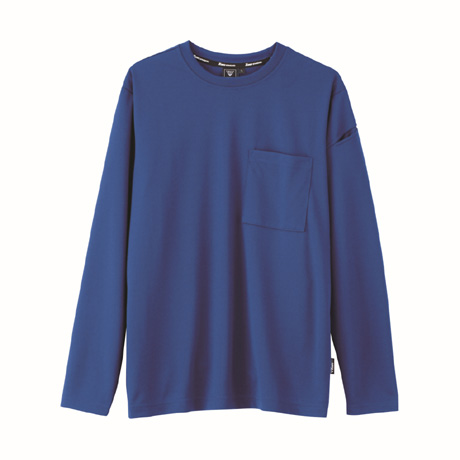 JIS帯電防止長袖Tシャツ【6043-XEB】 46.ロイヤルブルー