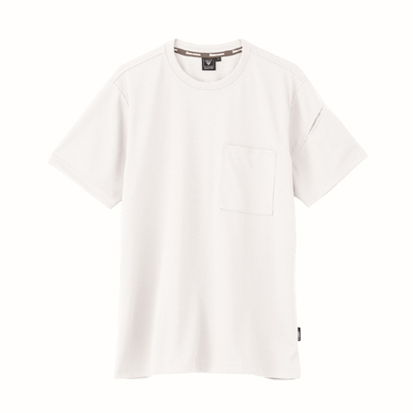 JIS帯電防止半袖Tシャツ【6044-XEB】 32.シロ