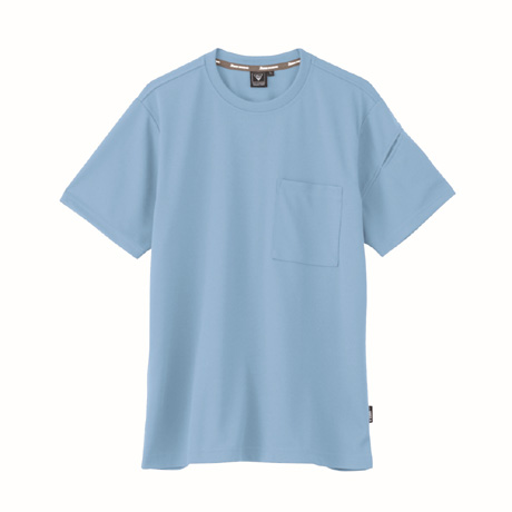 JIS帯電防止半袖Tシャツ【6044-XEB】 42.サックス