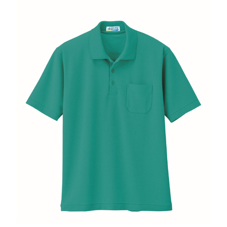 帯電防止半袖ポロシャツ【6100-XEB】 60.グリーン
