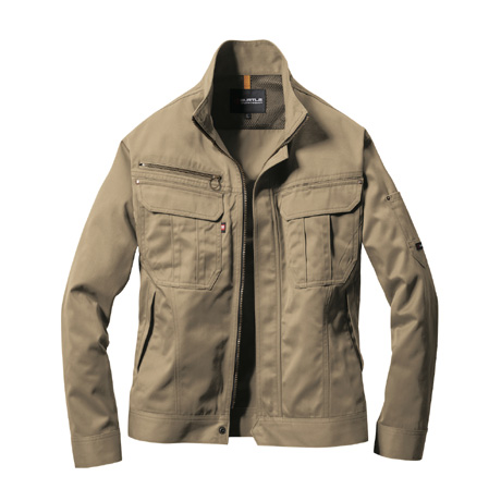 帯電防止長袖ジャケット【6101-BAT】 23.カーキ