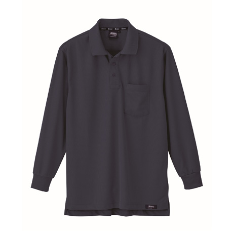 ハニカムメッシュ長袖ポロシャツ【6121-XEB】 10.コン