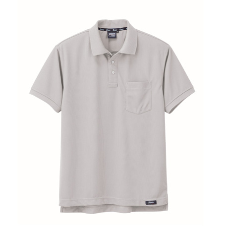 ハニカムメッシュ半袖ポロシャツ【6122-XEB】 20.グレー