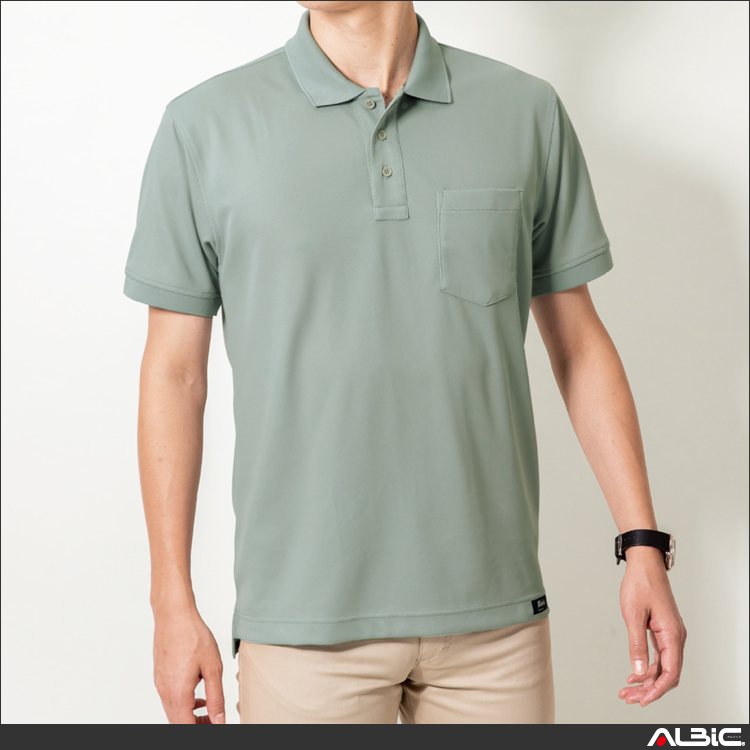 ハニカムメッシュ半袖ポロシャツ【6122-XEB】 商品写真