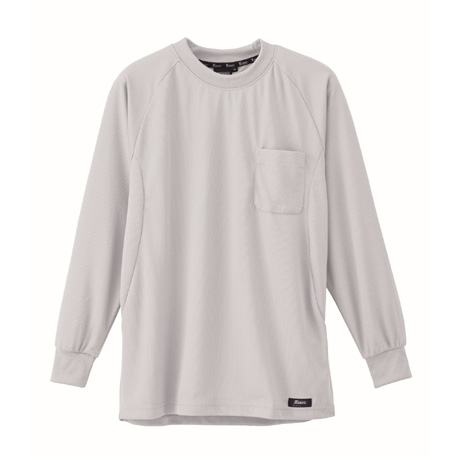 吸汗速乾長袖Tシャツ【6123-XEB】 20.グレー