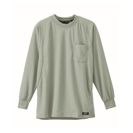 吸汗速乾長袖Tシャツ【6123-XEB】 61.モスグリーン