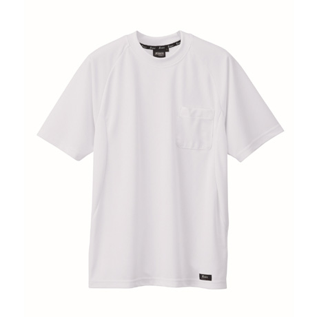 吸汗速乾半袖Tシャツ【6124-XEB】 32.シロ