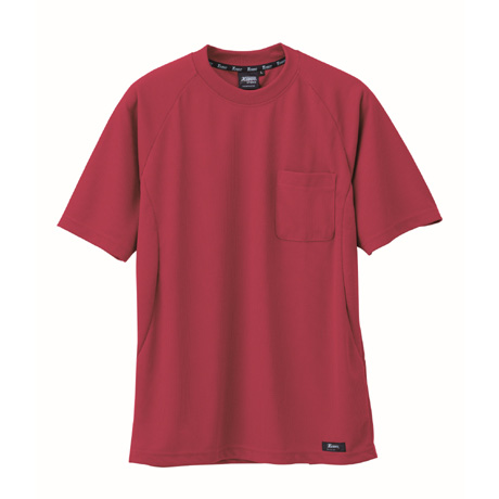 吸汗速乾半袖Tシャツ【6124-XEB】 73.ワイン