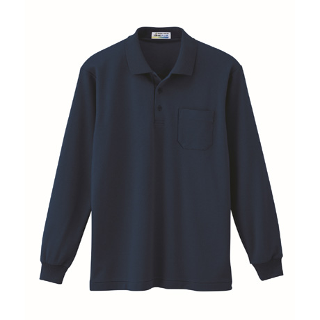 帯電防止長袖ポロシャツ【6130-XEB】 10.コン