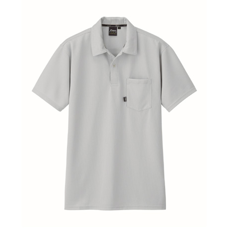 ストレッチ半袖ポロシャツ【6140-XEB】 22.シルバーグレー
