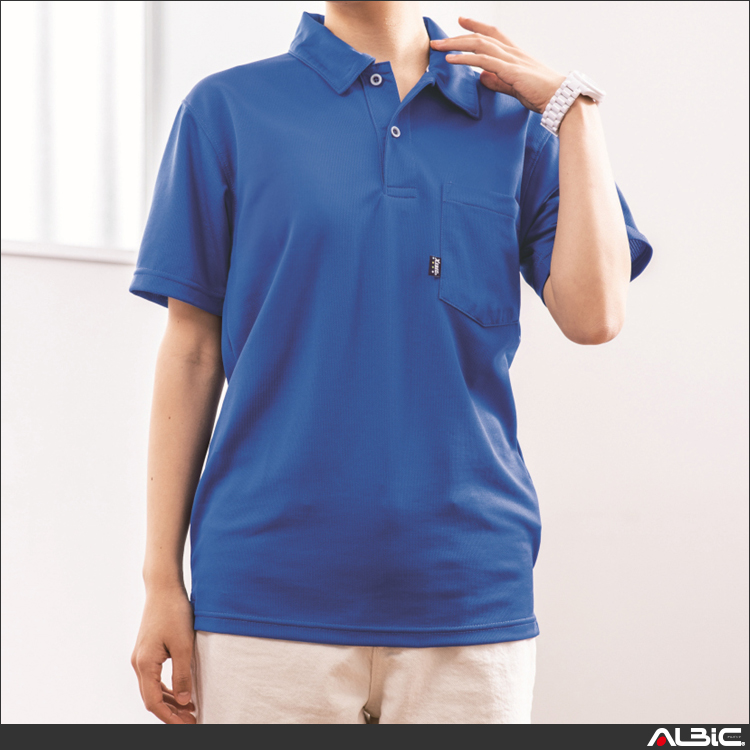 ストレッチ半袖ポロシャツ【6140-XEB】 商品写真