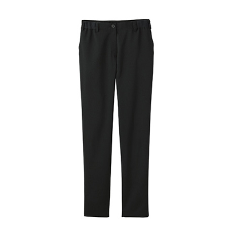 制電ニットレディースパンツ【6142-SER】 61420.ブラック