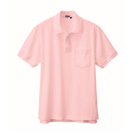 ストレッチ半袖ポロシャツ【6170-XEB】 75.ピンク
