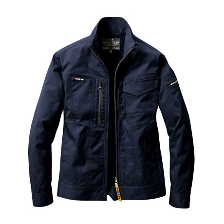 テーパードシルエットジャケット【6201-BAT】 3.ネイビー