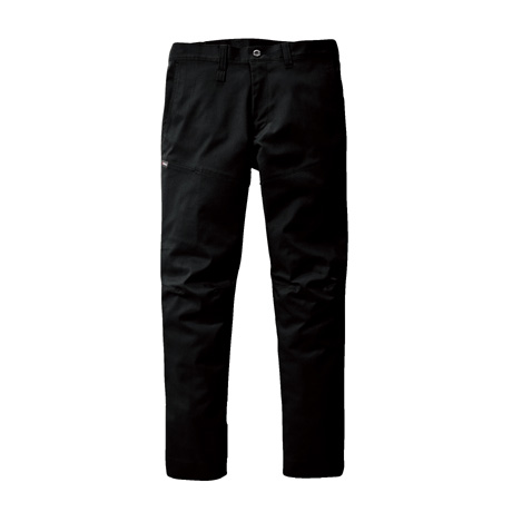 テーパードシルエットパンツ【6203-BAT】 35.ブラック