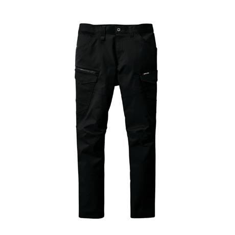 エコストレッチカーゴパンツ【6212-BAT】 35.ブラック