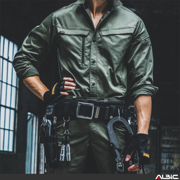 エコストレッチ長袖シャツ【6215-BAT】 商品写真