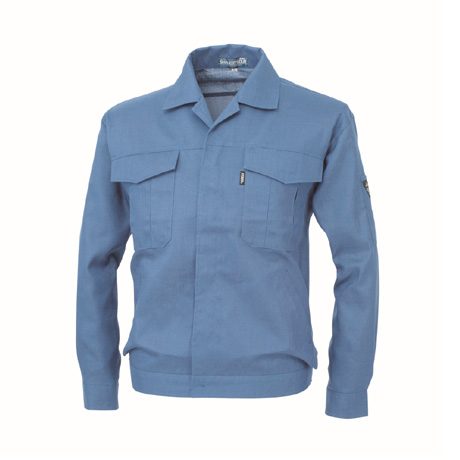 高通気性清涼素材長袖ブルゾン【6254-XEB】 40.ブルー