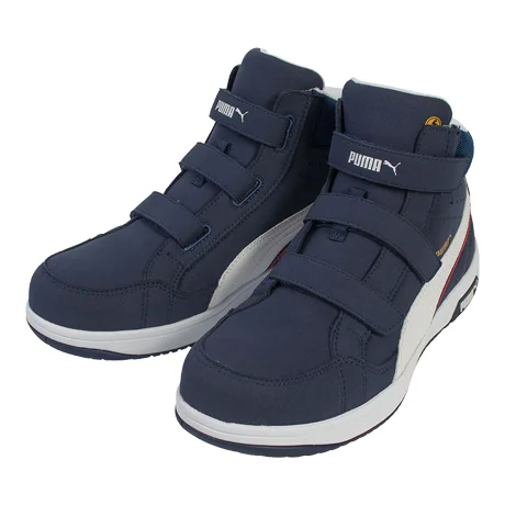 PUMA プーマ 安全靴 エアツイスト2.0 ミッド フック＆ループ ネイビー 【632030-UNW】 