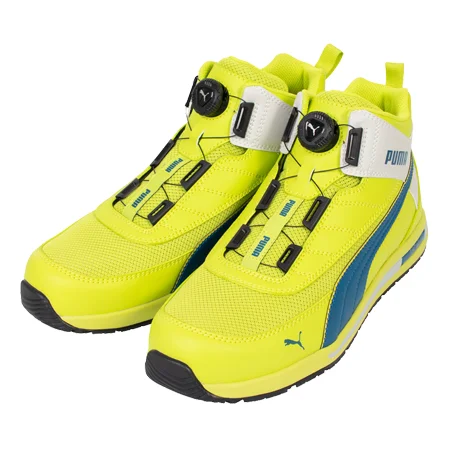 PUMA プーマ 安全靴 スイッチパック ディスク ミッド イエロー 【632140-UNW】 
