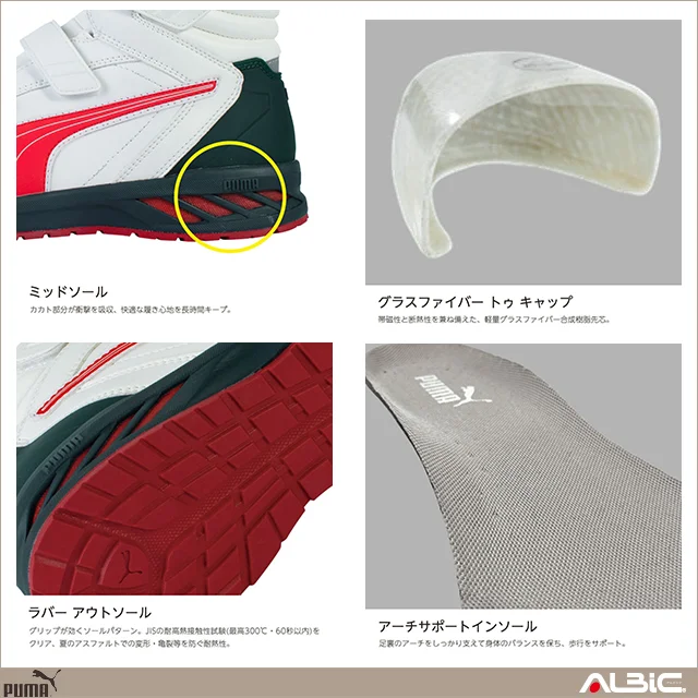 PUMA プーマ 安全靴 ライダー2.0 ミッド 詳細情報