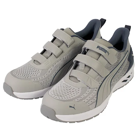 PUMA プーマ 安全靴 グライド ロー フック＆ループ グレー 【644060-UNW】 