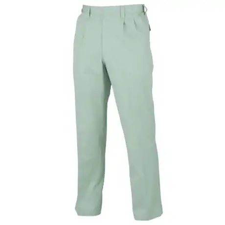 作業服 ツータックパンツ スモークグリーン 【651-BBO】 