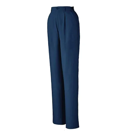 作業服 レディース ワンタックパンツ ネイビー 【660-BBO】 