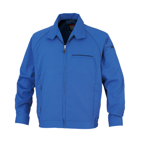 形態安定長袖から-ブルゾン【66002-OKH】 C2.ブルー