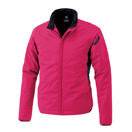 防風ストレッチライトウォームジャケット【6626-TSD】 75.ワイン