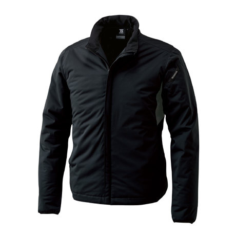 防風ストレッチライトウォームジャケット【6626-TSD】 95.ブラック