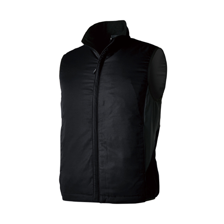 防風ストレッチライトウォームベスト【6628-TSD】 95.ブラック