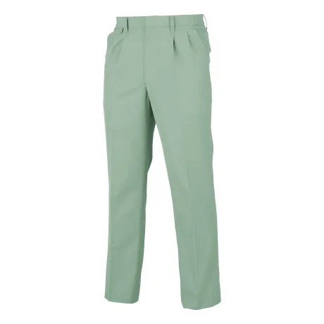 作業服 シャーリングツータックパンツ アースグリーン 【6642-BBO】 